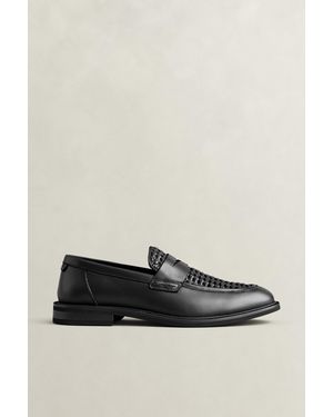GANT Lozham Laced Loafers - Black