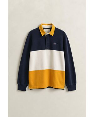 GANT Colour Blocked Heavy Rugger Evening - Blue