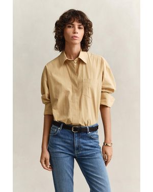GANT Poplin Shirt - Blue