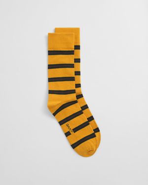 GANT Collegiate Striped Socks - Orange