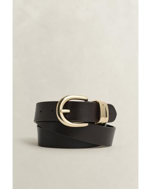 GANT Leather Belt Deep - Black