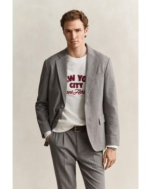 GANT Flannel Blazer - Grey