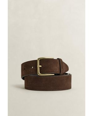 GANT Suede Belt - Brown