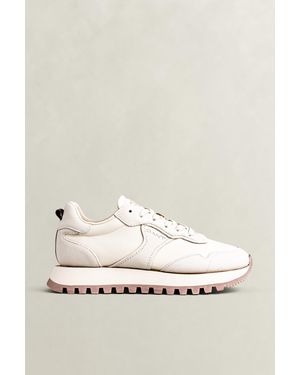 GANT Caffay Suede Nylon Trainers Soft Oat - Natural