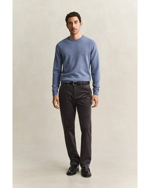 GANT Regular Corduroy Chinos - Blue
