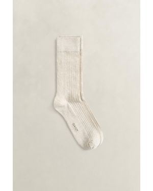 GANT Ribbed Socks - Natural