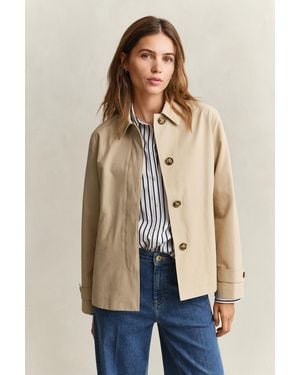 GANT Short Car Coat - Natural