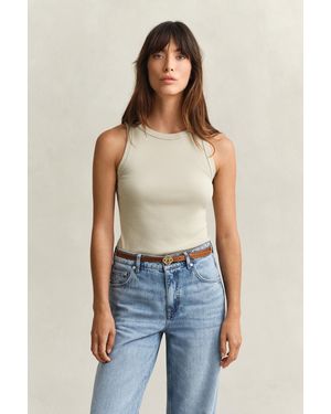 GANT Ribbed Tank Top - Blue