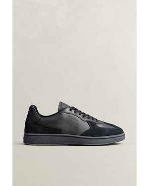 GANT Cuzmo Leather Suede Trainers - Black