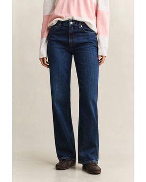 GANT Relaxed Jeans Dark Worn In - Blue