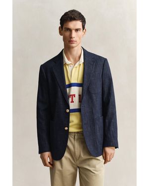 GANT Club Blazer Dark Raw - Blue