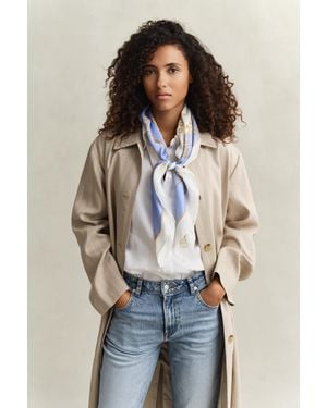 GANT Chain Silk Scarf - Natural