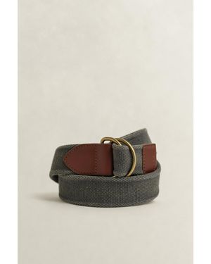GANT Washed Webbing Belt Country - Natural