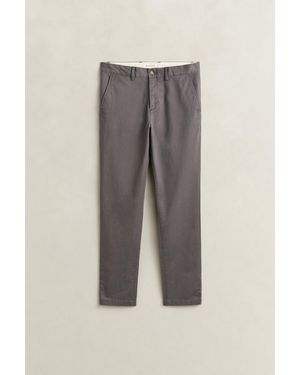 GANT Slim Fit Classic Chinos - Grey