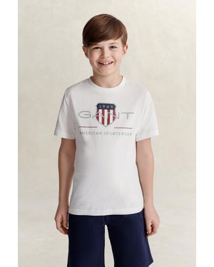 GANT Teens Archive Shield T-Shirt - Natural