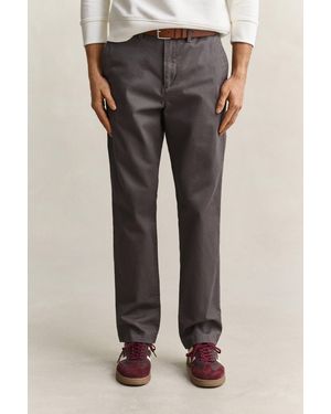 GANT Regular Fit Classic Chinos - Grey