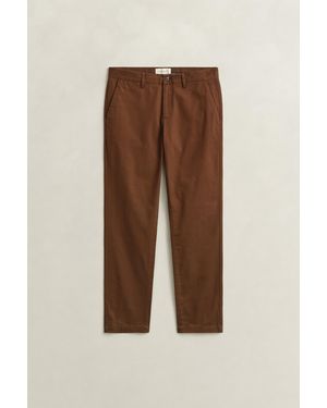 GANT Slim Fit Smart Chinos Mahogany - Brown