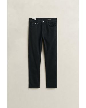 GANT Slim Fit Clean Wash Jeans - Black