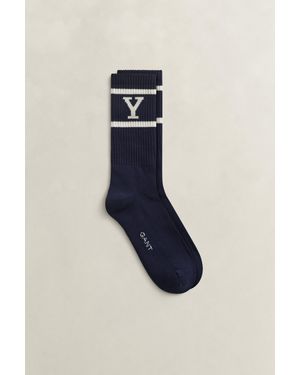 GANT X Yale Sport Socks Marine - Blue