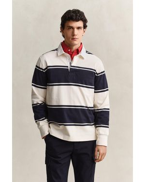 GANT Striped Rugger Evening - Blue