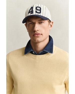 GANT Striped Cap Cream - Natural