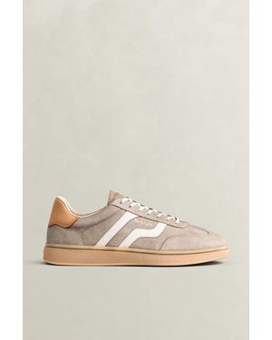 GANT Cuzmo Suede Trainers - Natural