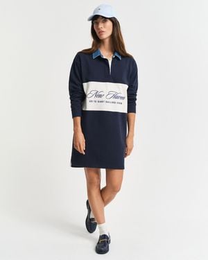 GANT Heavy Rugger Dress - Blue