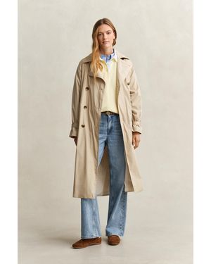 GANT Light Trench Coat - Natural
