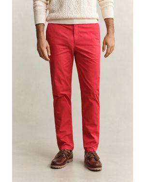 GANT Sunfaded Chinos - Red