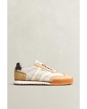 GANT Baylle Suede Trainers Taupe - Natural