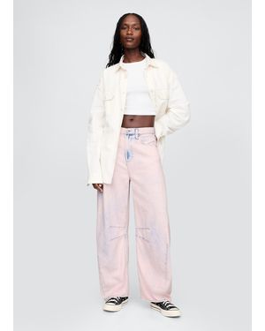 Gap Pantaloni in denim rosa regular fit