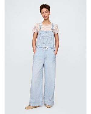 Gap Salopette Chiaro Donna, Taglia - Blu