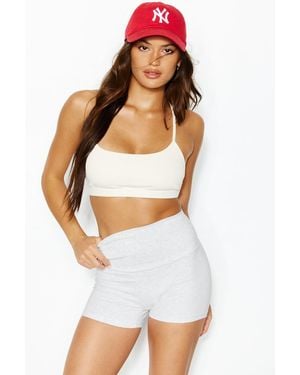 Garage Soft Cotton Booty Short - White