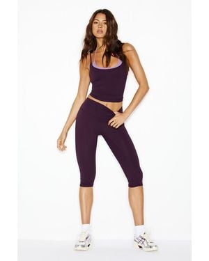 Garage Perfect Peach Active Capris - Blue