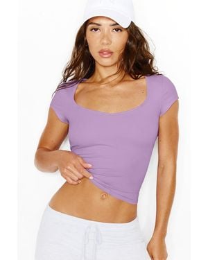 Garage Sleek Sweetheart T-Shirt - Purple