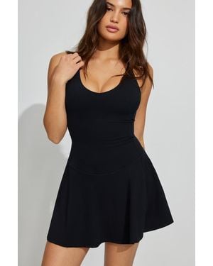 Garage Active Fit & Flare Mini Dress - Black