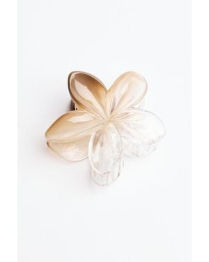 Garage Flower Hair Claw - White