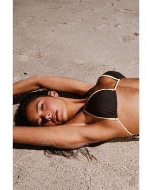 Garage Slider Triangle Bikini Top - Black