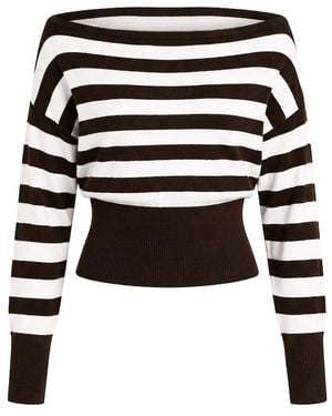 Garage Off Shoulder Reset Long Sleeve Top - Black