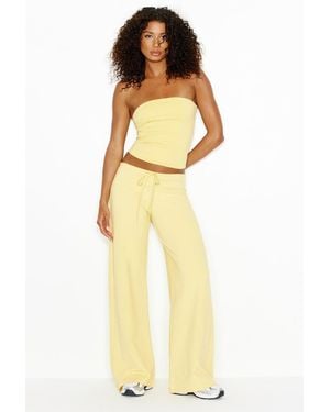 Garage Sleek Longline Tube Top - Yellow