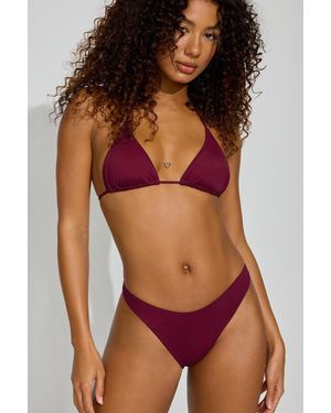 Garage Slider Triangle Bikini Top - Red