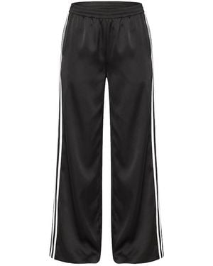Garage Satin Trousers - Black