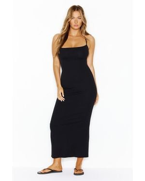 Garage Maxi Low Back Cami Dress - Blue