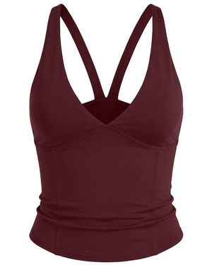 Garage Form Active Corset Top - Red