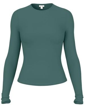 Garage Baretouch Crewneck Long Sleeve Top - Green