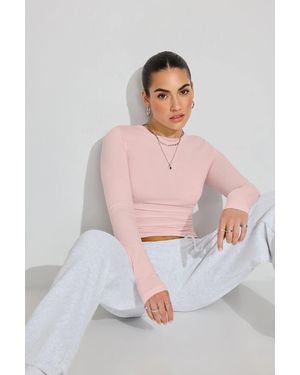 Garage Estelle Long Sleeve T Shirt - Pink