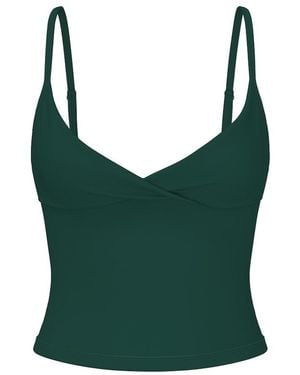 Garage Sleek Crossover Cami Top - Green