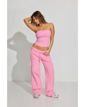 Garage Sleek Longline Tube Top - Pink