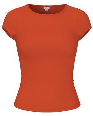 Garage Sleek Crewneck T-Shirt - Orange