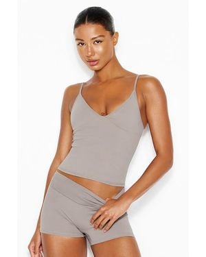 Garage Active Plunge Cami Top - White